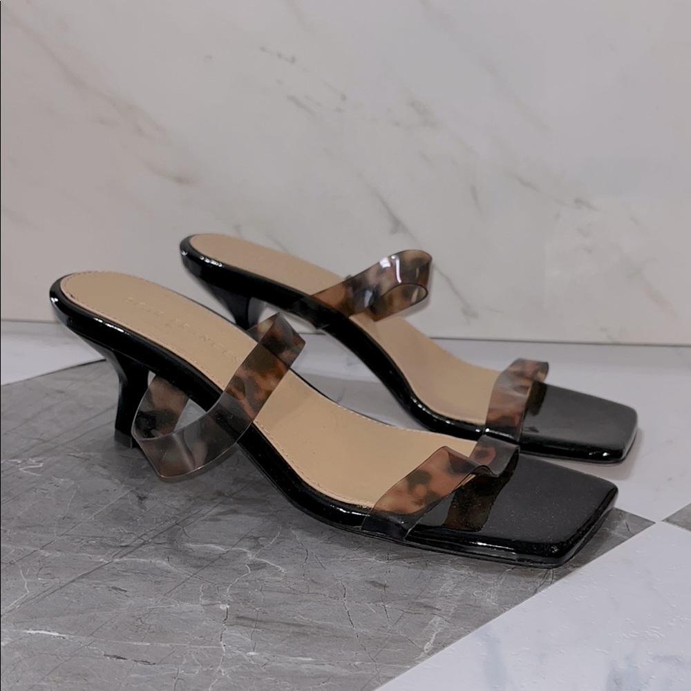 Dear Frances summer heels tortoise shell strappy sz 38
